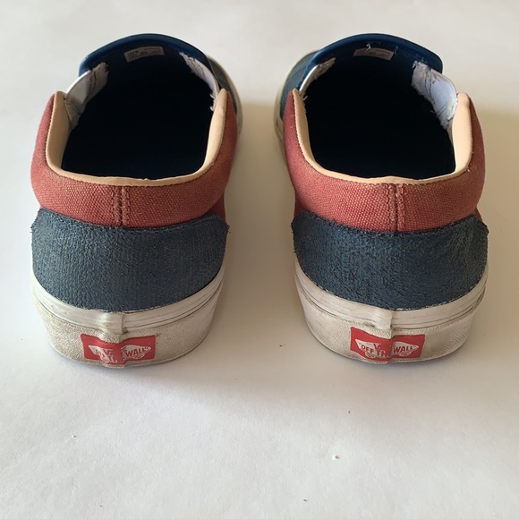 Men’s vans low top maroon and blue size 11.5 - Picture 5 of 6